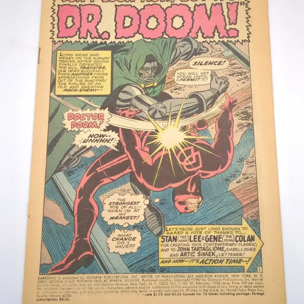 No Covers Lot Daredevil 37 Marvel Super-Heroes 38 Sgt Fury 99 Marvel Premiere